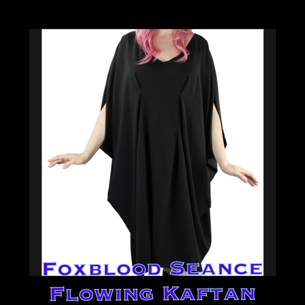 🥀🖤Foxblood Seance Flowing Kaftan🖤🥀